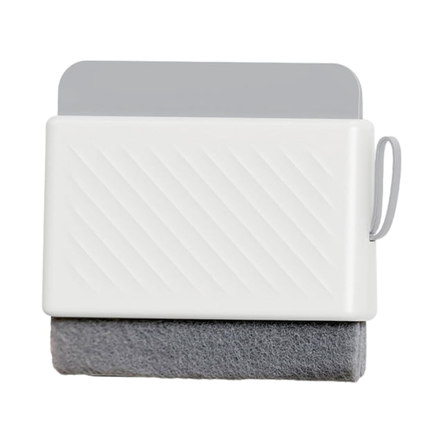 Herramienta de limpieza con cepillo de escobilla de goma con cuerda para colgar Cepillo de limpieza multifunción para Blanco