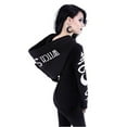 thumbnail image 5 of Black Zip Up Hoodie, Y2K Gothic Hoodies for Women Vintage Retro Skull Skeleton Graphic Jacket Oversized Aesthetic Sweatshirts Pullovers Fleece Jacket Women Full Zip, 5 of 6