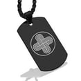 thumbnail image 1 of Stainless Steel Celtic Solomon's Knot Dog Tag Pendant Necklace, 1 of 3