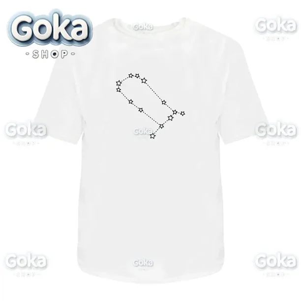 Camisetas con estampado de estrellas de Géminis ropa para hombre novedad en camisetas y camisetas de algodón Camiseta estampada para mujer ropa Y2K camiseta divertida bonita