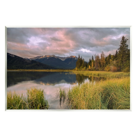Stupell Industries Lake's Edge Landscape Landscape Photography Unframed Art Print Wall Art, 15 x 10