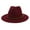 Wine Red, variant on Anvazise Fedora Adjustable Breathable Felt Men Vintage Style Hat for Hiking