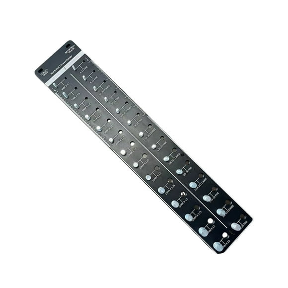 Xingzhi And Thread Gauge Identifier Tool Bo-lt Thread Checker Thread Checker Efficient Easy To Operate Black