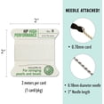 thumbnail image 4 of Griffin High Performance Bead Cord Perlseide - White Color – Size 6 (0.70mm) – 2 meters per card – Stainless Steel Needle Attached – For Knotting Pearls, Gemstones, Crystals and Beads, 4 of 7