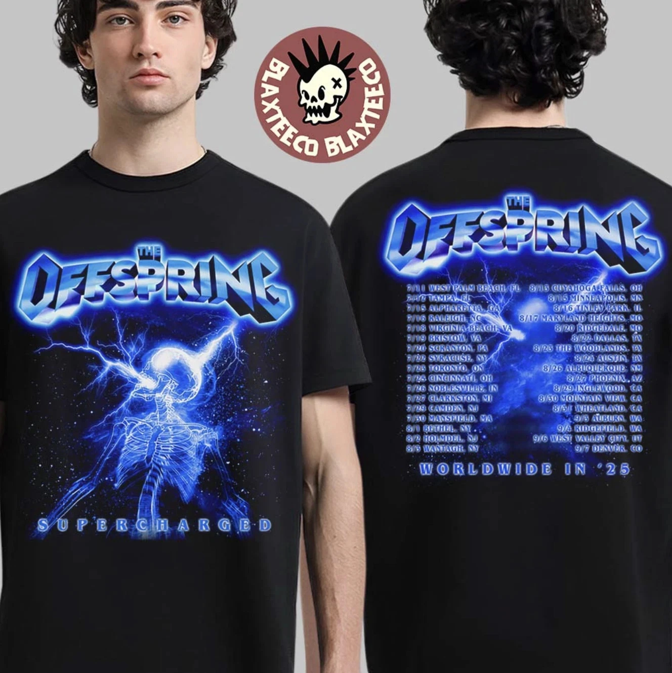 offspring 2025 ツアーTシャツ「M」サイズ&ツアーフライヤー offspring 2025 ツアーTシャツ「M」サイズ&ツアーフライヤー