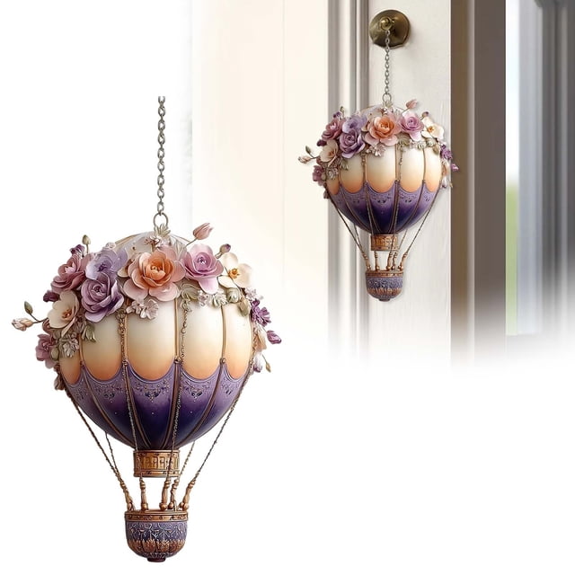 Hot Air Balloon 2D Acrylic Pendant Full Of Sense Creating A Space In Various Styles Adding A Of Color To Life