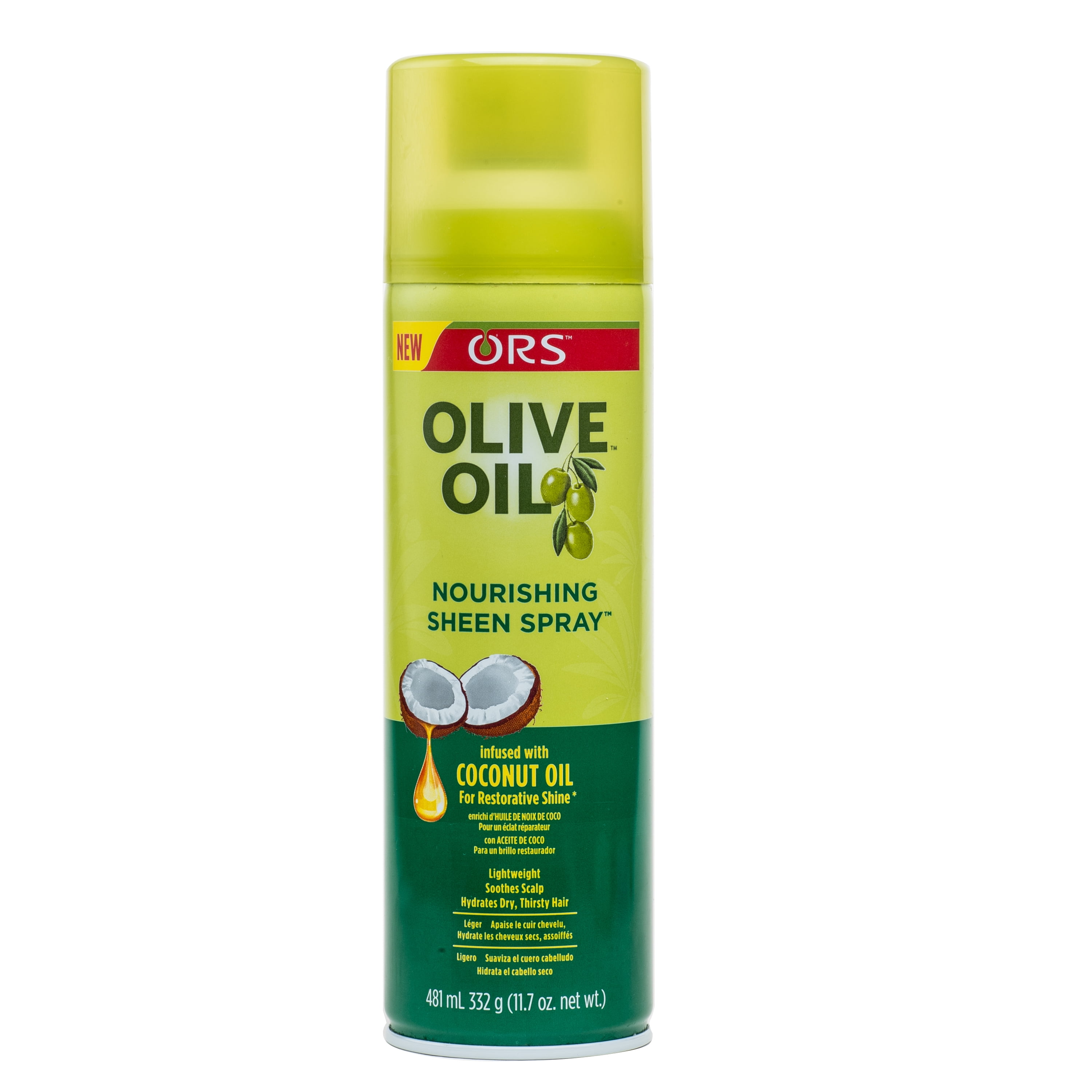 ors olive oil nourishing sheen spray 11.7 oz - walmart