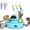 Blue, variant on 4 in 1 Interactive Cat Toys for Indoor Cats,Cat Laser Toys with 360°Rotation, Interactive Exercise Play Kitten Toy,Automatic Cat Wand Toys,Track Balls,Indoor Exercise Cat Kicker with USB Rechargeable