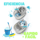 thumbnail image 2 of Trapeador Spin Mop y Cubeta con Pedal Komfort Blanco, 2 of 5