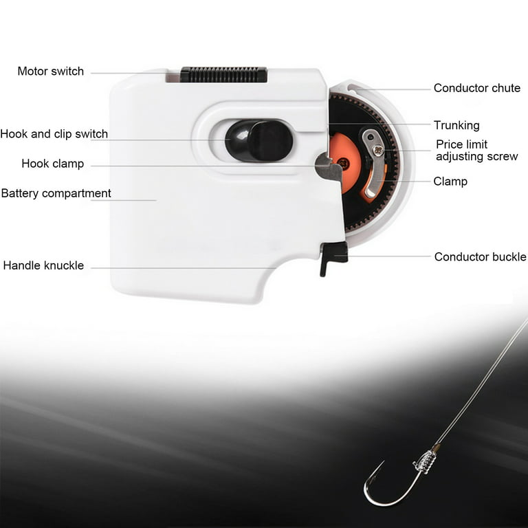 Cheers.US Electric Device Automatic Fishing Hook Tier Tool Tyer