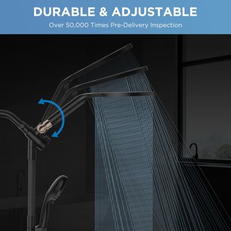 Hansgrohe Croma Showerpipe 220 1-Jet, 2.5 GPM in Chrome Showerhead