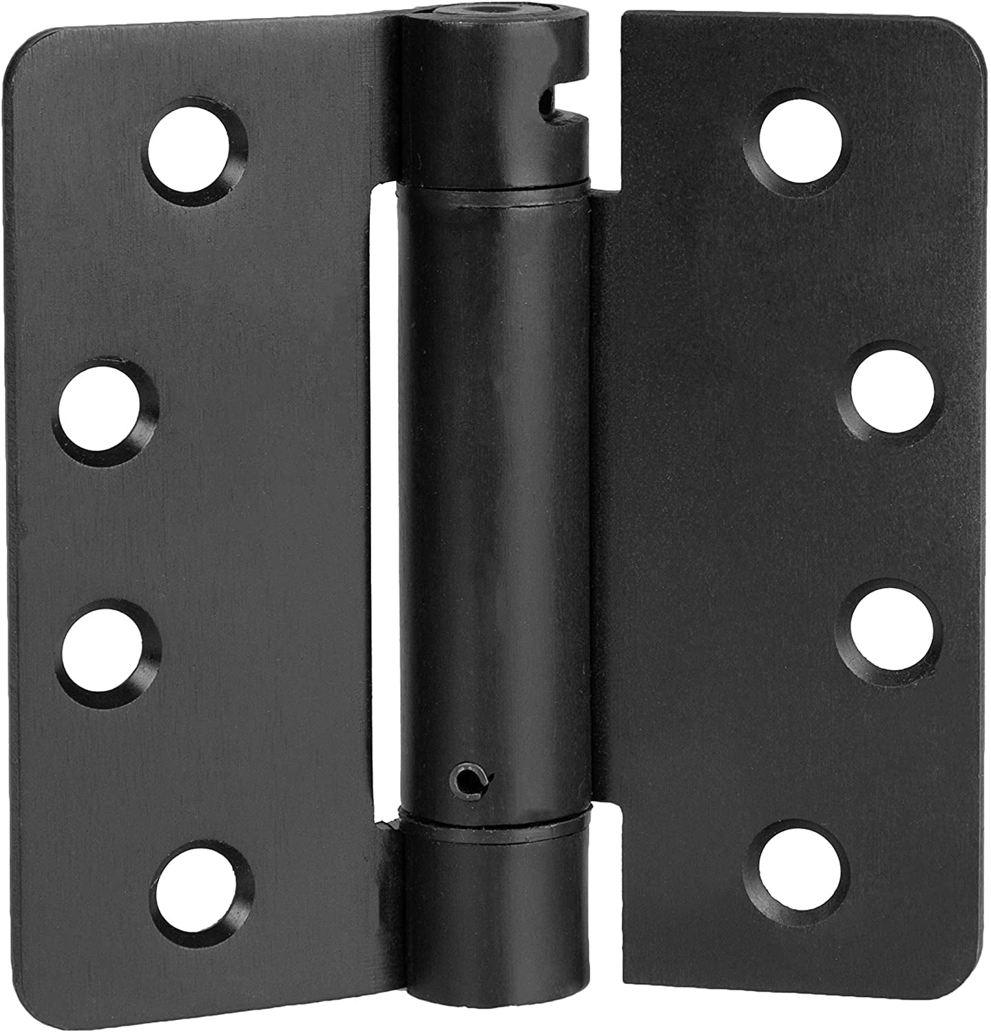 2 Pack of Self Closing Door Hinges Black 4 x 4 Inch Interior Hinges