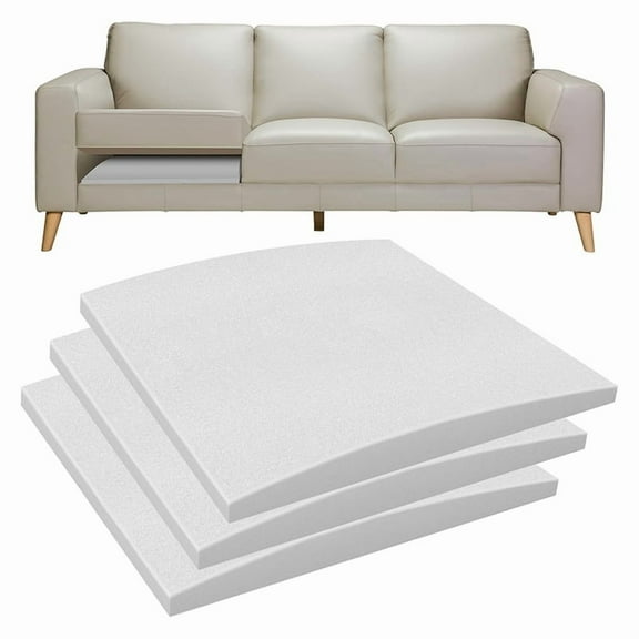 Couch Cushion Support for Sagging Seat, 3pcs Sofa Furniture Seat Cushion Sagging Repair, Foam Sofa Cushion Support White