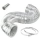 thumbnail image 1 of Conducto flexible de aluminio iPower de 4 pulgadas y 8 pies con 2 abrazaderas, 1 of 6