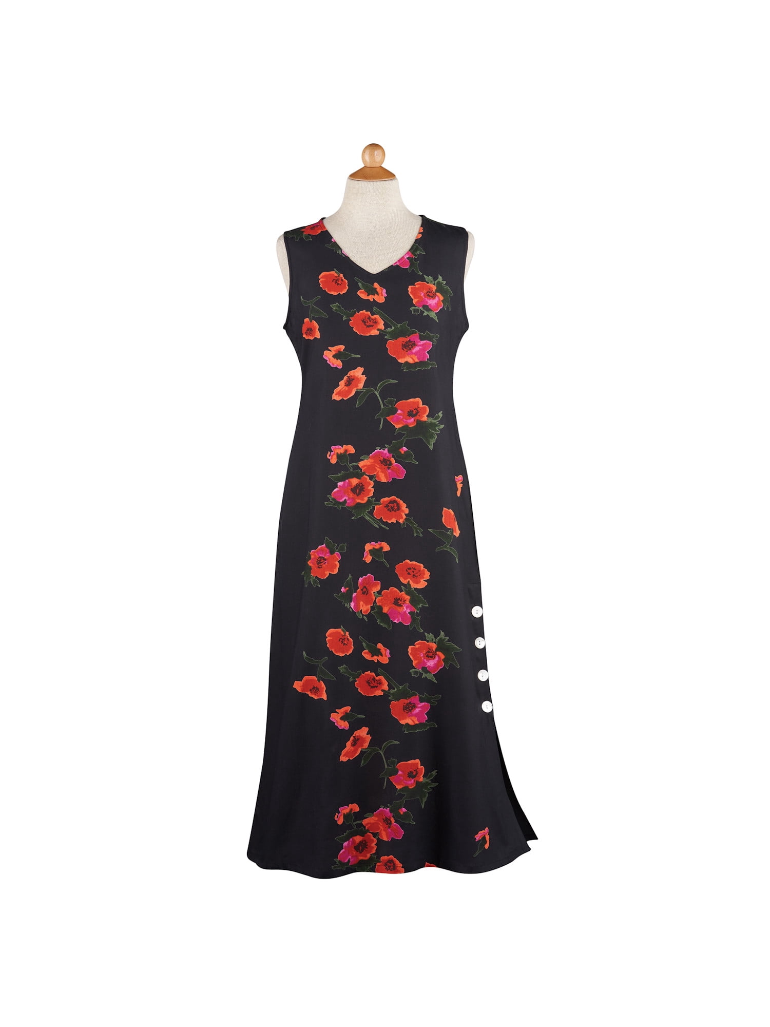 red dress midi length