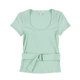 thumbnail image 1 of Blusa de punto con cinturón Bar III para mujer verde pequeña, 1 of 2