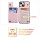 thumbnail image 3 of Funda tipo cartera UEEBAI para iPhone 13 con tarjeteros de piel sintética, 3 of 7