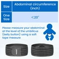 thumbnail image 3 of Velpeau Umbilical Hernia Belt Baby Newborn with 3 Different Shaped Compression Pads, Belly Button Navel Band Wrap Truss Abdominal Binder Support for Kids (Black-Large), 3 of 8