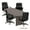 6 ft. Artisan Grey, variant on GOF Executive Office Chair (G11782B)–Ergonomic Task Seating–Black Luxhide Tilter