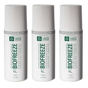 Biofreeze Biofreeze Professional Colorless 3oz Roll-On 3PK Pain Relief Arthritis Fast-Acting