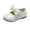 White, variant on Quealent Infant Baby Girls Mary Jane Flats Bow Non-Slip Soft Sole Princess Toddler First Walkers Sneaker Wedding Dress Shoes Black for Size 9