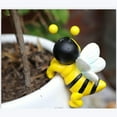 thumbnail image 4 of Wosthever Encantadoras estatuas de abejas para decorar macetas. Juego de 2 figuras y estatuas de jardín. Decoración de abejas. Decoración del hogar, 4 of 5