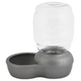 thumbnail image 2 of Petmate Replendish Gravity Pet Waterer with Microban for Cats and Dogs, 0.5 Gallon, Gray, 2 of 12
