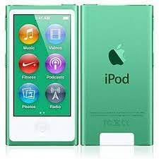 Apple iPod Nano 7th 16GB Green | Used Very Good Engraved -