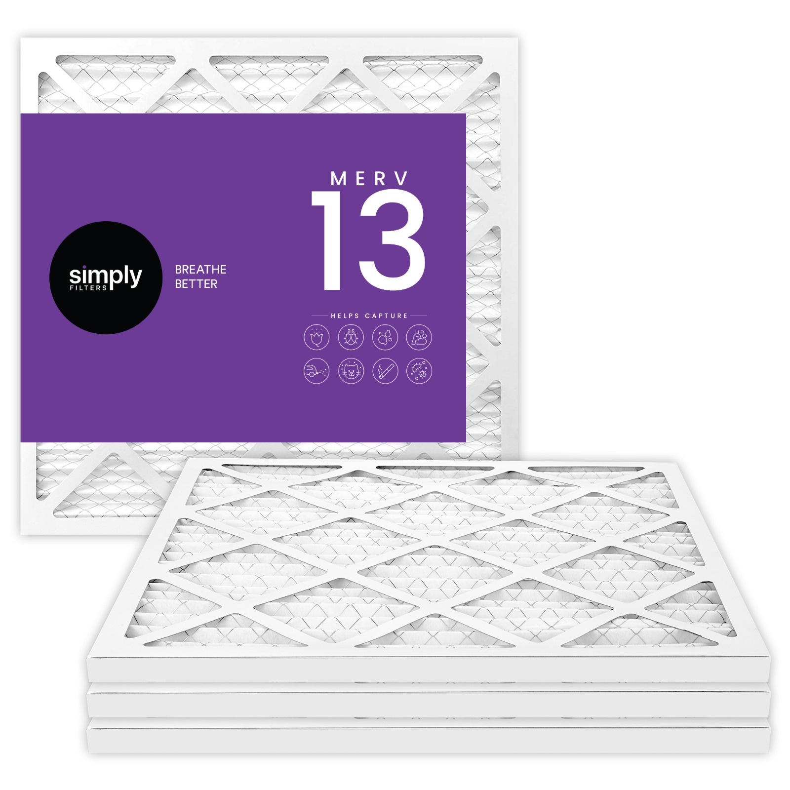 Mint Air, 15x20x1 Air Filter, MERV 13, MPR 1500, AC Furnace Air Filter