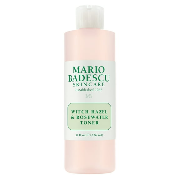 Mario Badescu Facial Spray Skin Care Toner with Witch Hazel and Rosewater, 8 oz