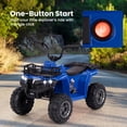 thumbnail image 4 of Costway Kids Ride On Electric ATV 6V 4-Wheeler Quad Car with One-Button Start Tread Tires Navy, 4 of 9