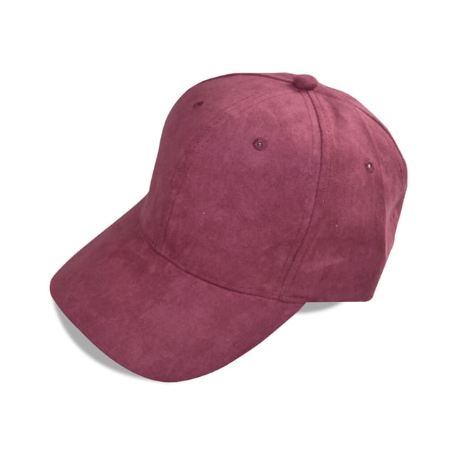 Adjustable Unisex Suede Baseball Cap Baseball Cap Suede Baseball Curved Brim Hat Solid Color Outdoor Sports Hat