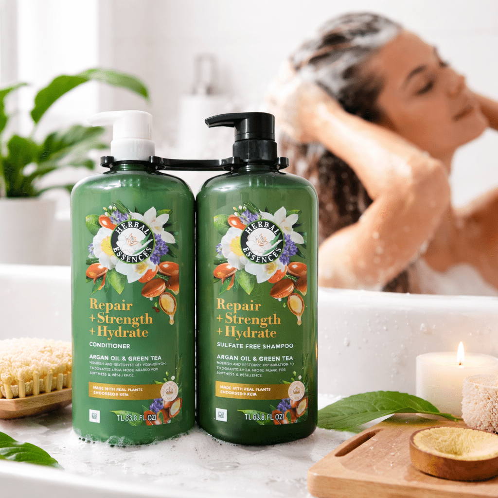 Herbal Essences Repair + Strength + Hydrate Shampoo & Conditioner