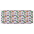 thumbnail image 1 of Mandala Kitchen Mat, Ornamental Different Floral Motifs in Circular Designs Oriental Abstract, Plush Decorative Kitchen Mat with Non Slip Backing, 47" X 19", Multicolor, by Ambesonne, 1 of 1