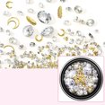 thumbnail image 1 of Ganfancp Nail Art Rhinestone Caja Grande Rhinestone Pequeño Naranja Metal Hueco Remaches Ofertas Flash Liquidación 1 Decoración de Uñas Locket, 1 of 1