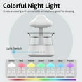 thumbnail image 4 of Rain Cloud Humidifier and Essential Oil Diffuser, 3-in-1 Desk Lamp with 7-Color Night Light & Soothing Rain Sounds for Relaxation and Sleep,CH06 White Remote - Control Version, 4 of 18