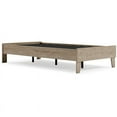 thumbnail image 2 of Bowery Hill Twin Engineered Wood Platform Bed in Natural, 2 of 7