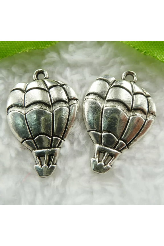 220pcs tibet silver HOT AIR BALLOON charms 25x17mm B483