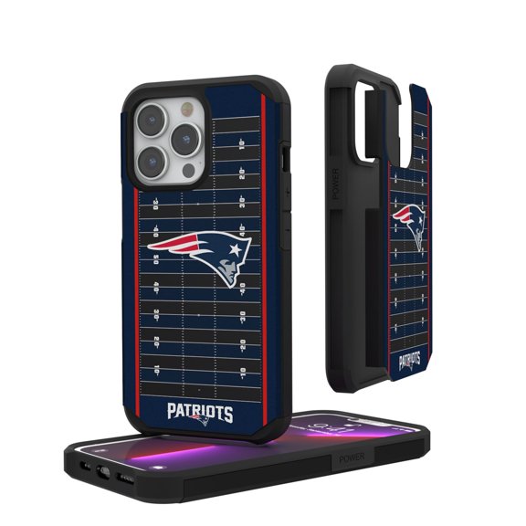 New England Patriots iPhone Rugged Field Design Case