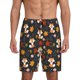 thumbnail image 1 of Balery Autumn Fox Pantalones cortos de pijama de punto de algodón para hombre con cinturilla y bolsillos-XX-Large, 1 of 6