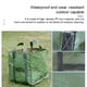 thumbnail image 3 of Riwesomey Bolsa de jardín de servicio pesado verde con soporte autónomo - Bolsa de reciclaje duradera y resistente, plegable, portátil Herramientas eléctricas, 3 of 6