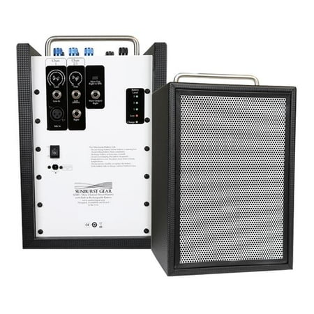 Sunburst Gear M3R8 M3R8 Three Channel Portable Bi-Amp Speaker System with Built-in Rechargeable Battery - each