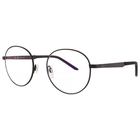 Nike Blue Light Black Oval Unisex Eyeglasses NIKE TRAVELER DRIFT BL IB3678X 010 51