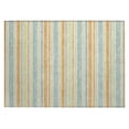 thumbnail image 2 of Addison Rugs Chantille Indoor/Outdoor Transitional Stripes Orange Washable Rectangle Rug, 1'8" x 2'6", 2 of 6