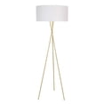 thumbnail image 3 of Cason 1 light Brass and White shade Floor lamp, 3 of 6