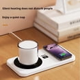 thumbnail image 3 of Coffee Mug Warmer,2 in 1 Phone Wireless Charger Drink Heating,3 Heat Settings,Temperature Controlled, 8H Auto Off,Candle Warmer,USB Heating Coaster W-armer With Touch Tech for Coffee, Milk and Tea, 3 of 8