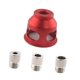 thumbnail image 4 of Kit de guía de broca autocentrante para plantilla de 6/8/10 mm, plantilla de espiga portátil de aluminio Rojo, 4 of 8