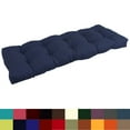thumbnail image 2 of Blazing Needles 42-inch by 19-inch Squared Twill Tufted Loveseat Cushion 94006-LS-TW-FG, 2 of 5