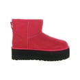 thumbnail image 2 of Ugg Womens Classic Mini Platform Suede Round Toe Ankle Boots, 2 of 3