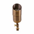 thumbnail image 4 of 12V LogiSpot Brass Outdoor Spotlight (Bronze) with 5W 2700K Warm White 400 Lumen MR16 LED Bulb for Low Voltage Landscape Lighting of Yard, Lawn, Garden, Patio, Trees & House, 4 of 7